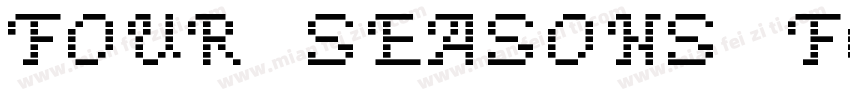 Four seasons for you.字体转换